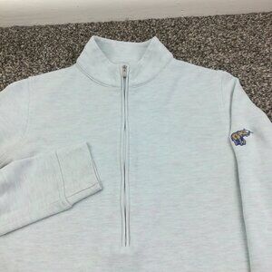 Peter Millar Union League Golf Club Sweater Jacket 1/2 Zip Tri Blend Womens XS